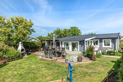 Bild av trädgården