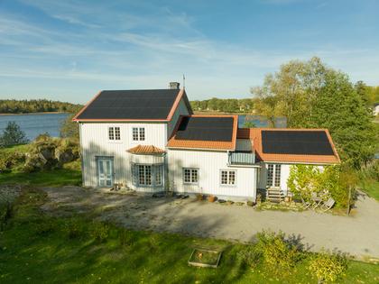 Bild av trädgården