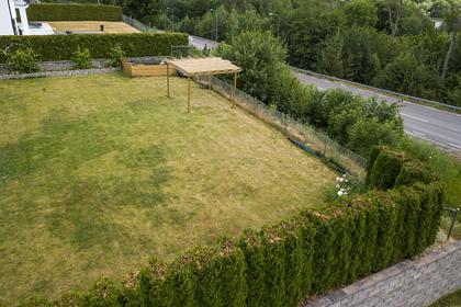 Bild av trädgården