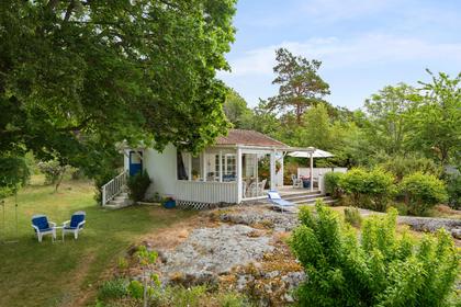 Bild av trädgården