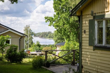 Bild av trädgården