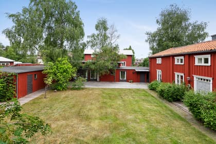 Bild av trädgården