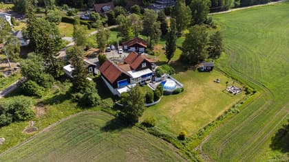 Bild av trädgården