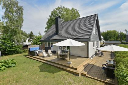 Bild av trädgården