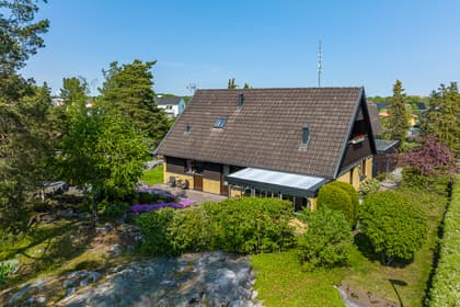 Bild av trädgården