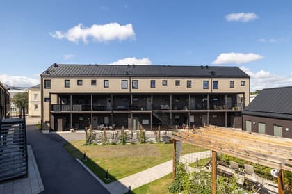 Bild av trädgården