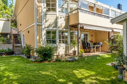 Bild av trädgården