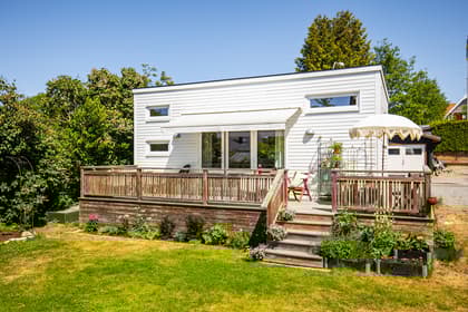 Bild av trädgården