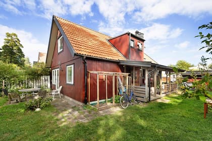 Bild av trädgården