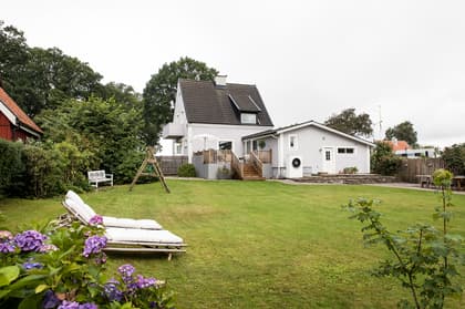 Bild av trädgården