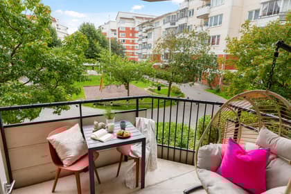 Balkong eller utsiktsbild