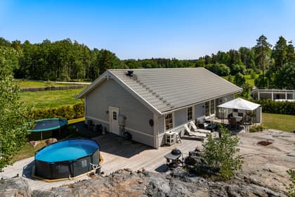 Bild av trädgården