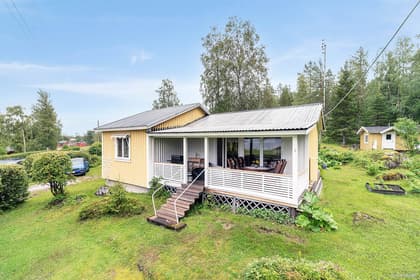 Bild av trädgården