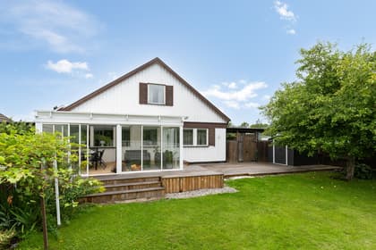 Bild av trädgården