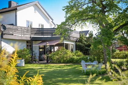 Bild av trädgården