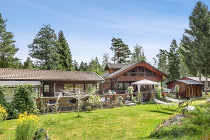 Bild av trädgården