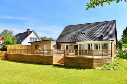 Bild av trädgården