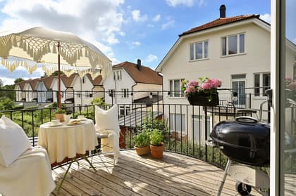 Bild av trädgården