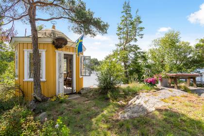 Bild av trädgården