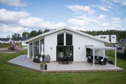 Bild av trädgården