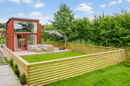 Bild av trädgården