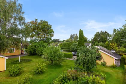 Bild av trädgården