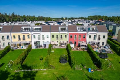 Bild av trädgården