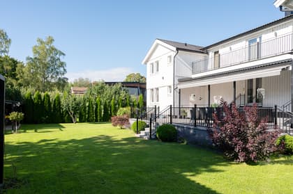 Bild av trädgården