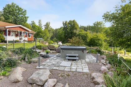 Bild av trädgården