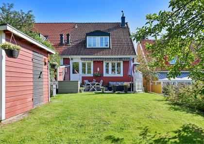 Bild av trädgården