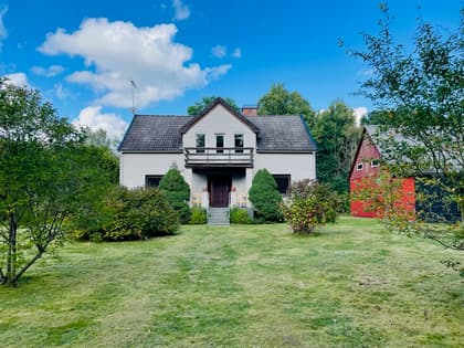 Bild av trädgården