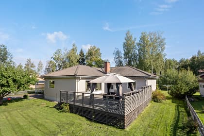 Bild av trädgården