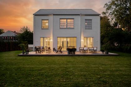 Bild av trädgården