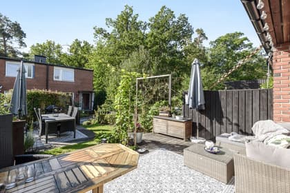 Bild av trädgården