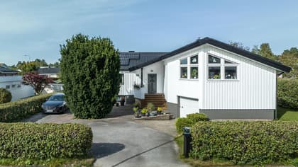 Bild av trädgården