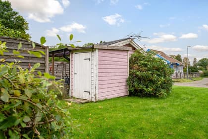 Bild av trädgården