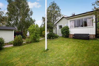 Bild av trädgården