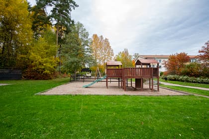 Bild av trädgården