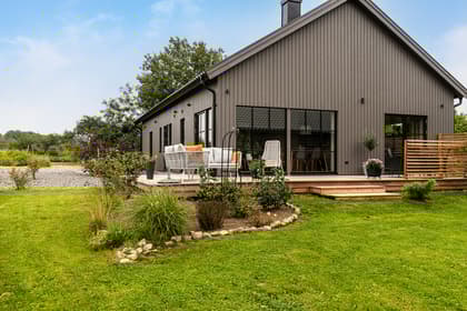 Bild av trädgården