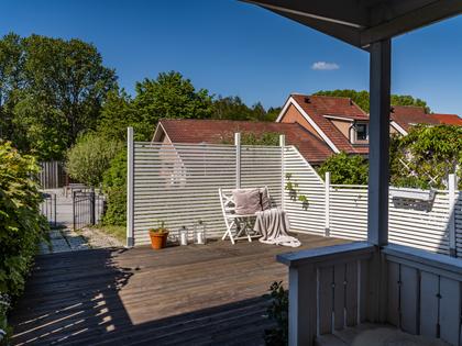 Bild av trädgården