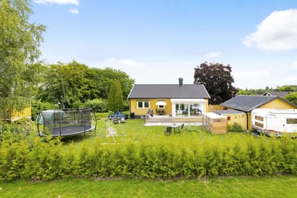 Bild av trädgården