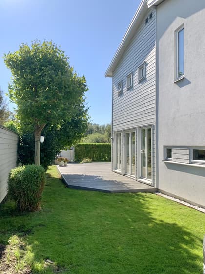 Bild av trädgården