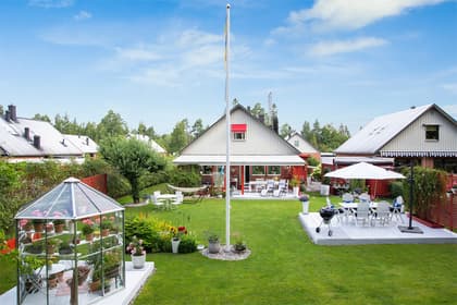 Bild av trädgården