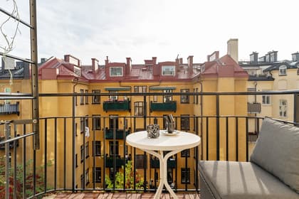 Balkong eller utsiktsbild