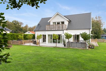 Bild av trädgården