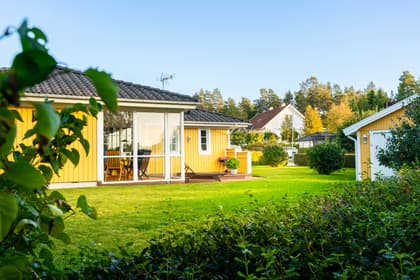 Bild av trädgården