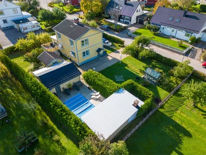 Bild av trädgården