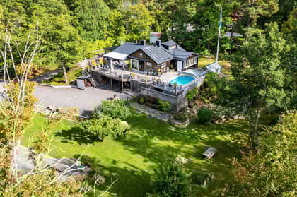 Bild av trädgården