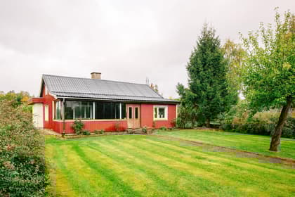 Bild av trädgården