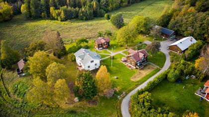 Bild av trädgården